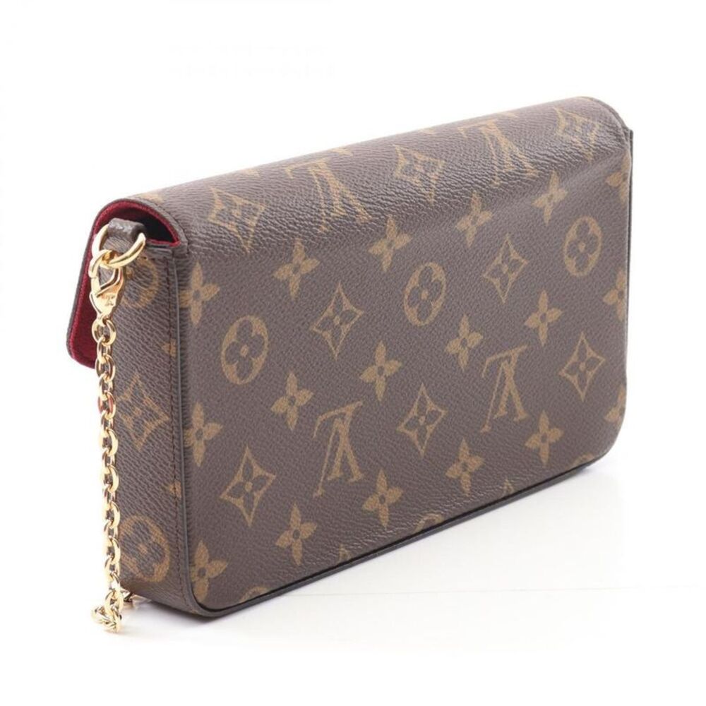 Pre Loved louis vuitton Favorite Chain Wallet Women brown | brown Crossbody Bags - Picture 2 of 7